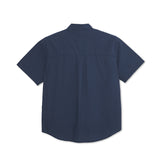 Polar Skate Co. - Mitchell Shirt - Seersucker - Grey/Blue