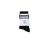 Polar Skate Co. - Rib Socks - Fat Stripe - Black