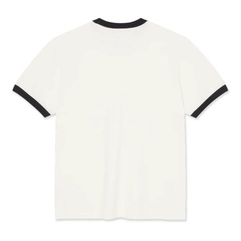Polar Skate Co. - Ringer Tee - Cloud White/Navy