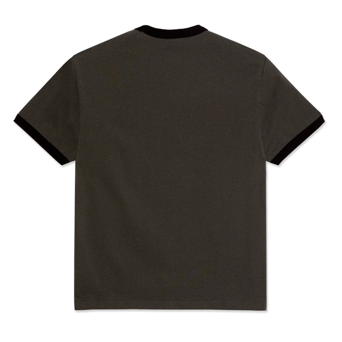 Polar Skate Co. - Ringer Tee - Dirty Black/Black