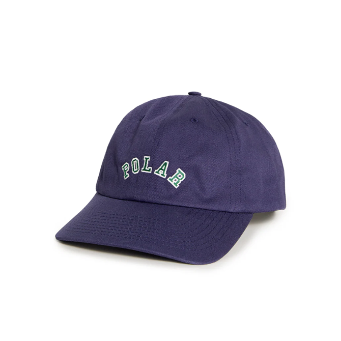 Polar Skate Co. - Sai Cap - College Logo - Navy