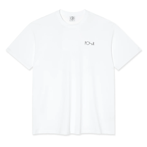 Polar Skate Co. - Stroke Logo Tee - White