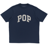 Pop Trading Co. - Arch Tee - Navy
