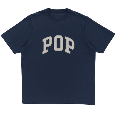 Pop Trading Co. - Arch Tee - Navy