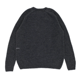 Pop Trading Co. - Knitted Chaos Crewneck - Anthracite