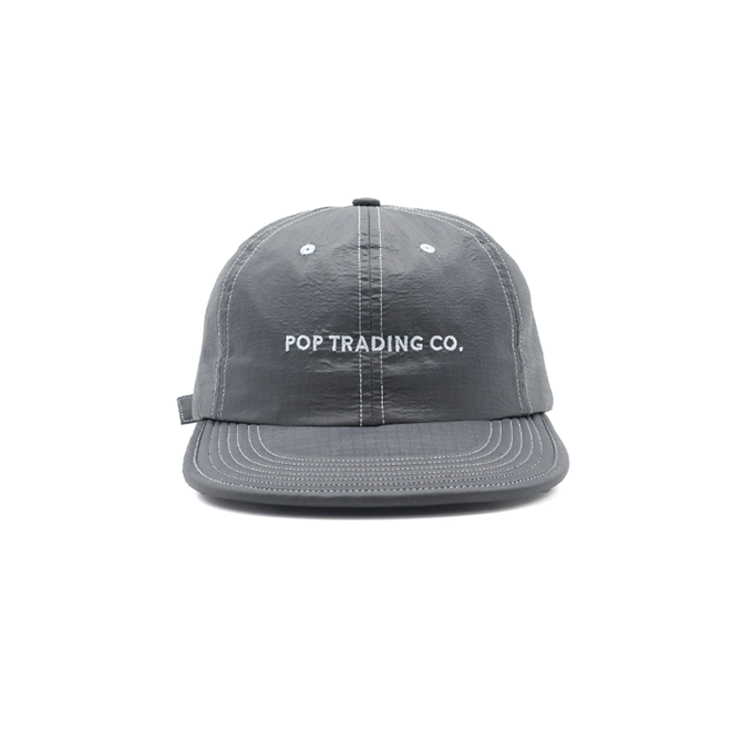 Pop Trading Co. - Pop Flexfoam Six Panel Cap - Charcoal