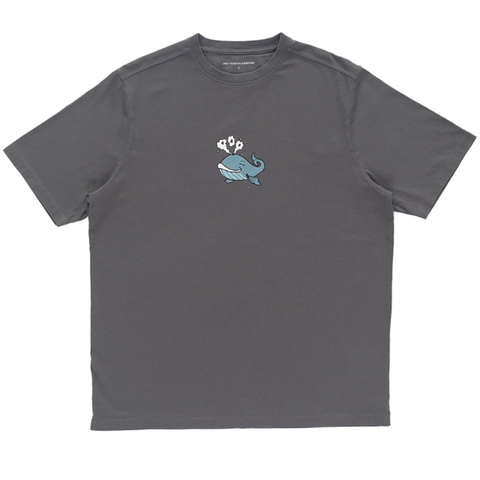 Pop Trading Co. - Whale Tee - Charcoal