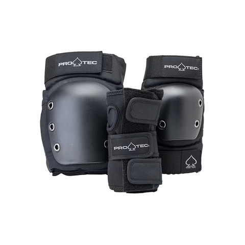 Pro-Tec - Knee Elbow Wrist Street 3 Pack - Black