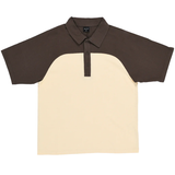 Quasi - Leslie Raglan Polo - Brown