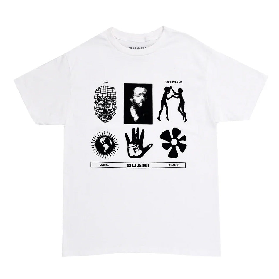 Quasi - Station Tee - White/Black - Hemley Skateboarding