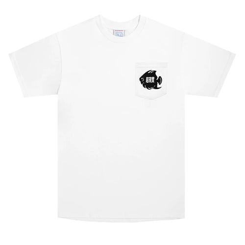 Sci Fi Fantasy - Fish Pocket Tee - White