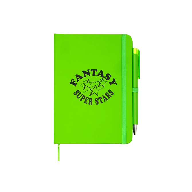 Sci Fi Fantasy - Notebook & Pen - Lime