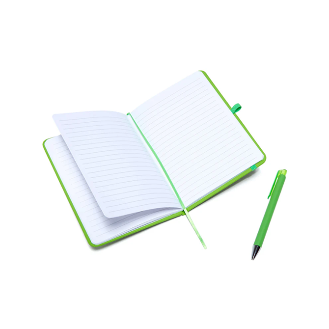 Sci Fi Fantasy - Notebook & Pen - Lime