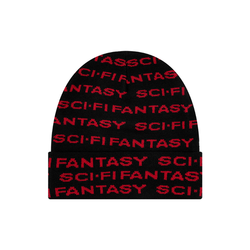 Sci Fi Fantasy - Repeat Logo Beanie - Black