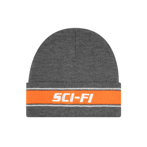 Sci Fi Fantasy - Striped Logo Beanie - Heather