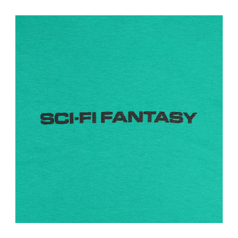 Sci Fi Fantasy - Textured Logo Tee - Green