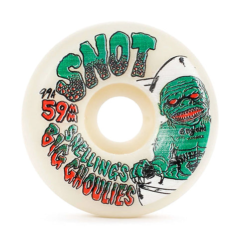 Snot Wheel Co. - Snelling's Big Ghoulies Wheels - Glow In The Dark - 99A