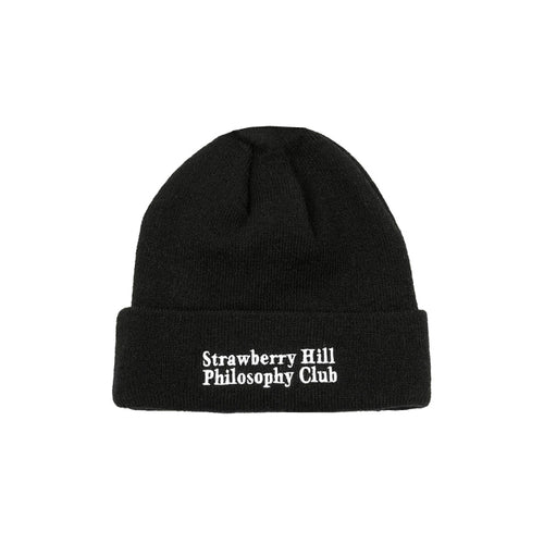 Strawberry Hill Philosophy Club - Embroidered Beanie - Black