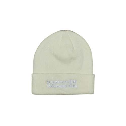 Strawberry Hill Philosophy Club - Embroidered Beanie - Cashmere