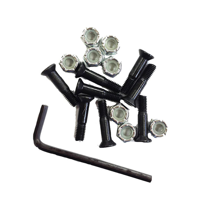 Sunday Hardware Co. - 1" Deck Bolts - Black/Silver