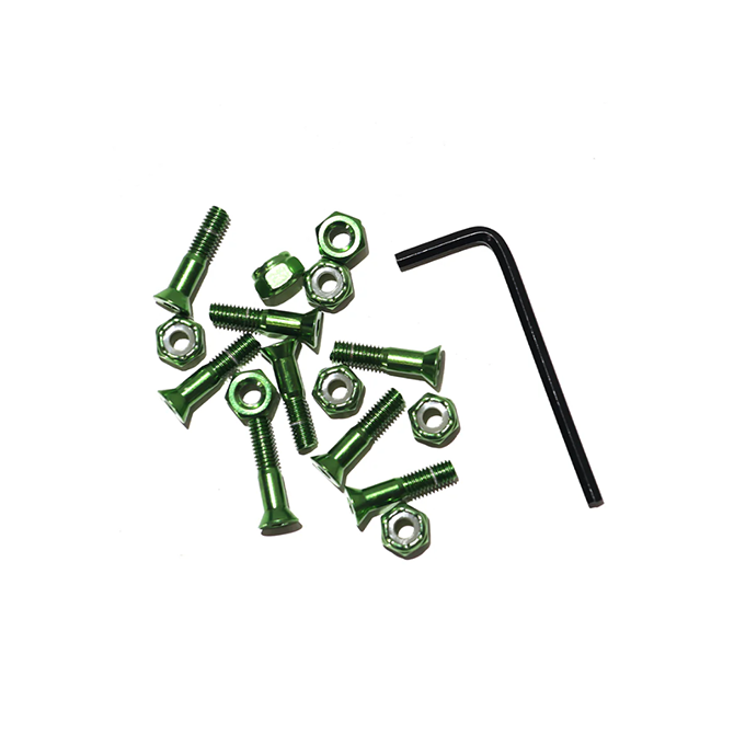 Sunday Hardware Co. - 7/8" Anodised Deck Bolts - Green