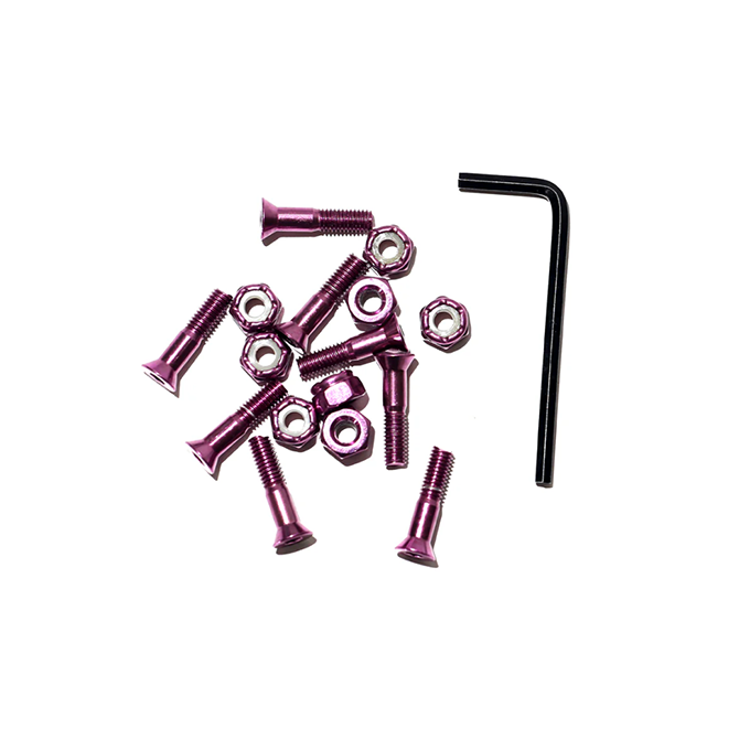 Sunday Hardware Co. - 7/8" Anodised Deck Bolts - Purple