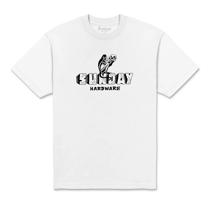 Sunday Hardware Co. - Gorilla Brick Tee - White