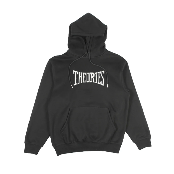 Theories - Punchout Varsity Heavyweight Hoodie - Black