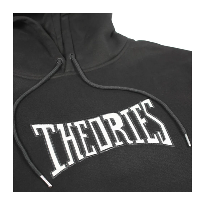 Theories - Punchout Varsity Heavyweight Hoodie - Black