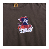 Token NYC - Plaid Baby Devil Tee - Chocolate