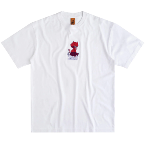 Token NYC - Plaid Baby Devil Tee - White