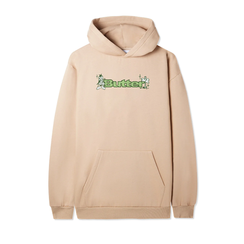 Butter Goods - Quest Logo Pullover Hood - Tan