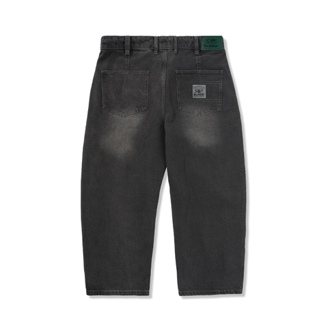 Butter Goods - Wide Cut Denim Jeans - Dark Washed Black