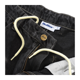 Butter Goods - Wide Cut Denim Jeans - Dark Washed Black