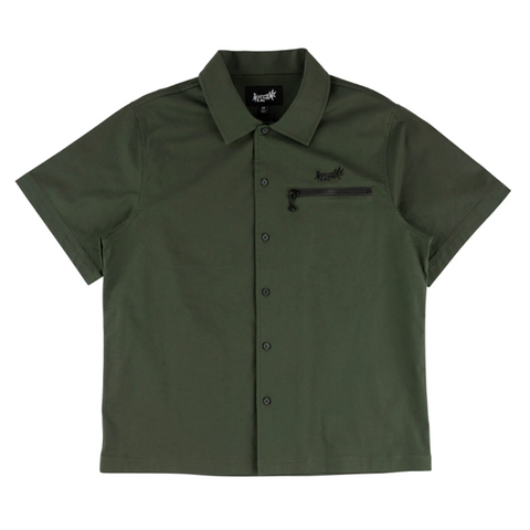 Welcome - Altar Cotton Ripstop Work Shirt - Ivy