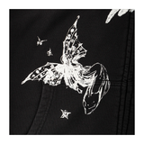 Welcome - Duality Cropped Zip Hoodie - Black