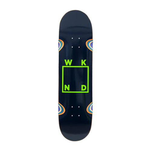 WKND - Navy Green Logo Wheel Wells Deck