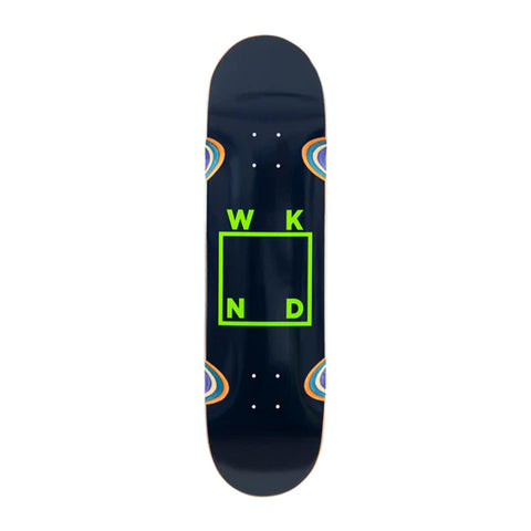 WKND - Navy Green Logo Wheel Wells Deck