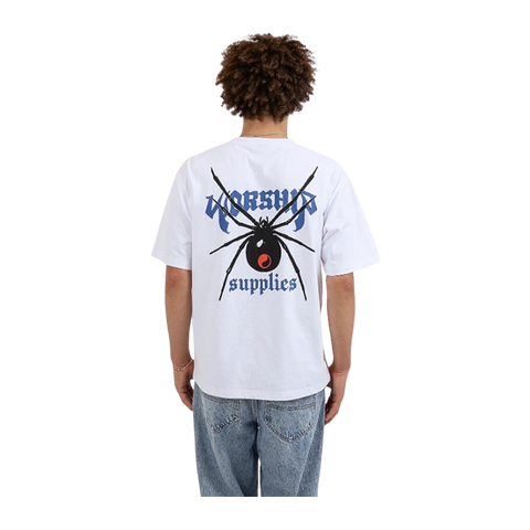 Worship Supplies - Arachnid Pocket Tee - White