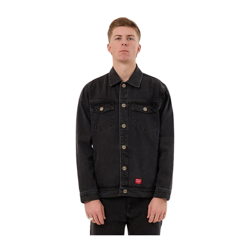 Worship Supplies - Nuclear Denim Jacket - Used Black