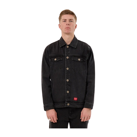 Worship Supplies - Nuclear Denim Jacket - Used Black