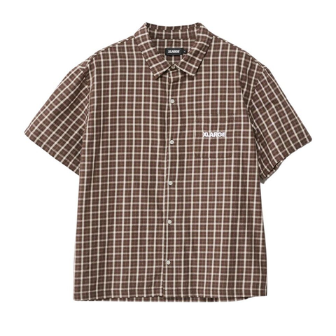 X-Large - Italic SS Shirt - Brown