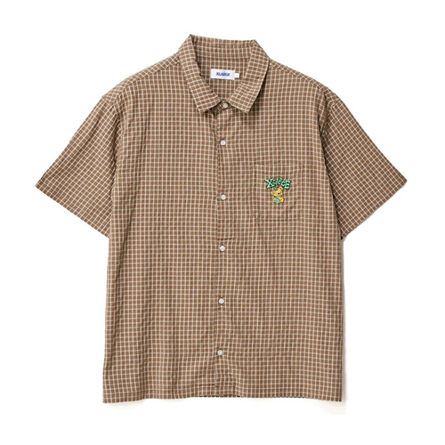 X-Large - Mad Bear SS Shirt - Chocolate