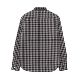 X-Large - Script Check Shirt - Black
