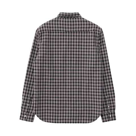 X-Large - Script Check Shirt - Black