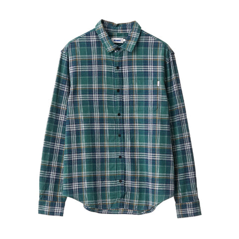 X-Large - Stung Check LS Shirt - Green