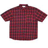 Yardsale - Faded Plaid Shirt - Black/Red