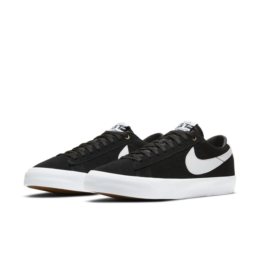 NikeSB - Zoom Blazer Low Pro GT - Black/White/Black - Hemley Skateboarding