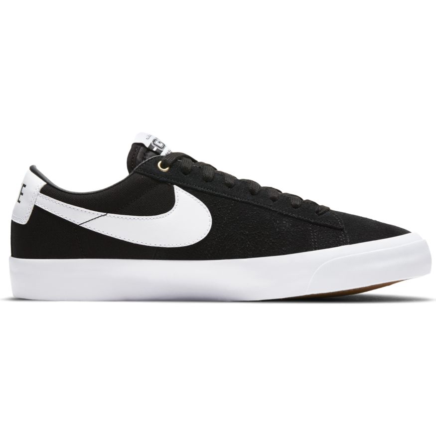 NikeSB - Zoom Blazer Low Pro GT - Black/White/Black - Hemley Skateboarding