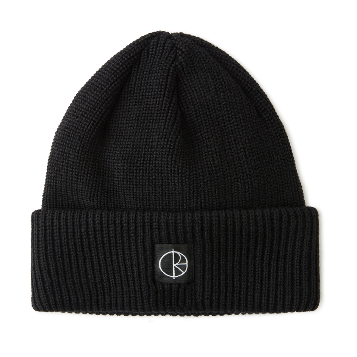 Polar Skate Co. - Double Fold Merino Beanie - Black